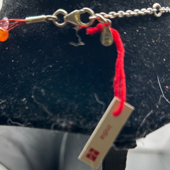 NWOT Beautiful Multi-Orange Colored Multi-Strand Necklace.. - Picture 3 of 3